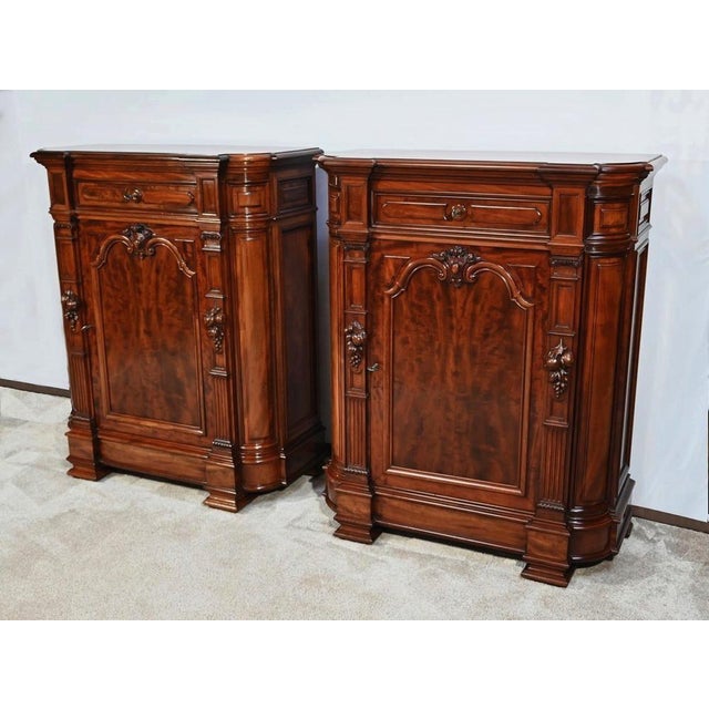 Napoleon III Style Buffets, Late 19th Century, Set of 2 For Sale - Image 3 of 18