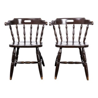 English Penny Chairs, 1970s, Set of 2 For Sale