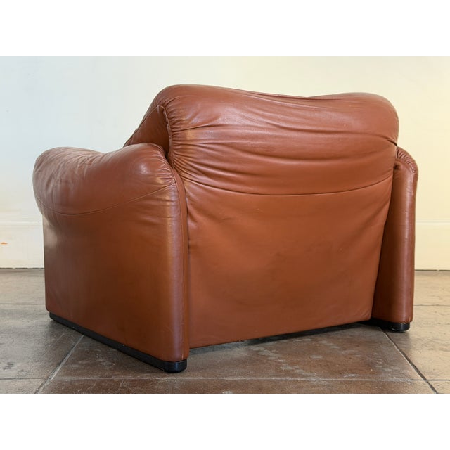 1970s Vintage 1970's Cassina Maralunga Lounge Chair For Sale - Image 5 of 17