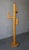 Wood Vintage Solid Pine Wood Sculpture Coat Rack For Sale - Image 7 of 7