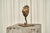 Antique Lions Head in Polychrome and Cast Iron on Stand, 1890s For Sale - Image 5 of 11