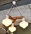 Mid-Century Modern Danish Ceiling Lamp with 3 Shades, 1960s For Sale - Image 3 of 13