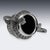 Antique 19th Century Indian Silver Cobra Handled Sugar Bowl, Madras, 1890 For Sale - Image 6 of 18