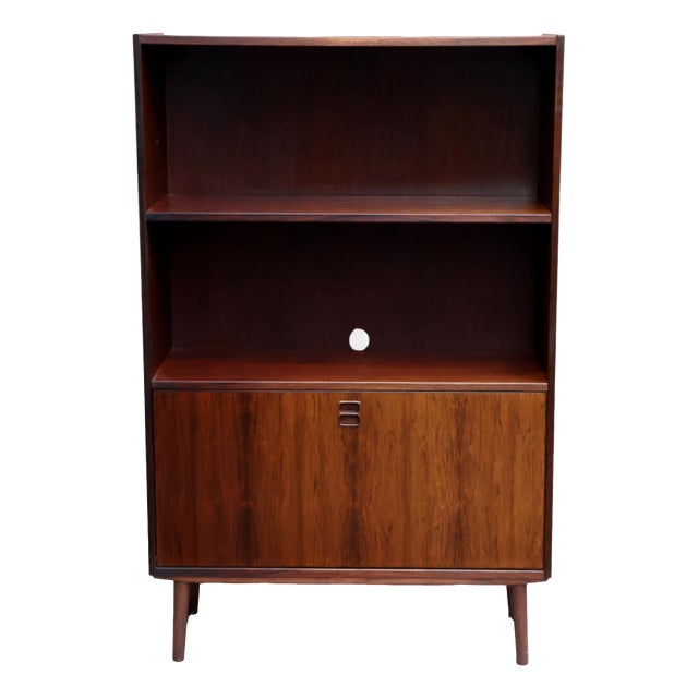 Vintage Danish Rosewood Bookcase, 1960s For Sale