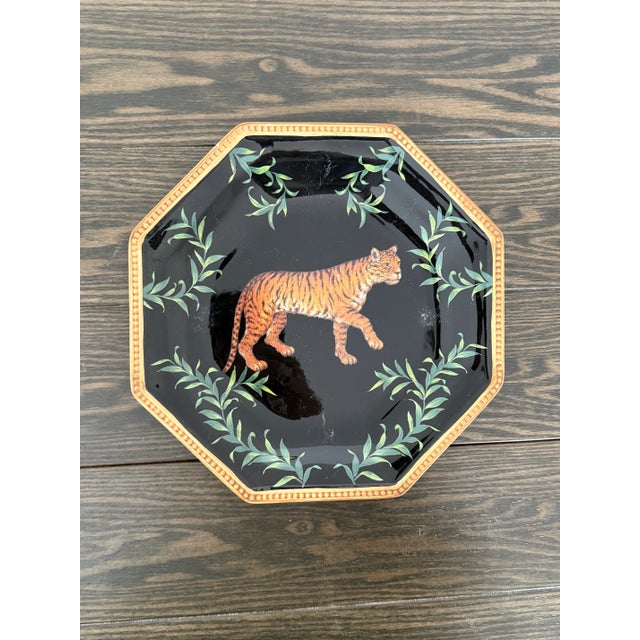 Late 20th Century Raymond Waites Safari Collection Plate - Set of 4 For Sale - Image 4 of 16