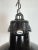 Industrial Black Enamel Factory Lamp with Cast Iron Top from Elektrosvit, 1950s For Sale - Image 10 of 18