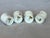 Gio Ponti for Richard Ginori Porcelain Espresso Demitasse Cups Set of 4 For Sale - Image 12 of 18