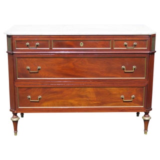Jansen Style Marble Top Commode For Sale