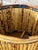 Tan Pair of Vintage Tortoiseshell Bamboo Cache Pots or Planters For Sale - Image 8 of 11