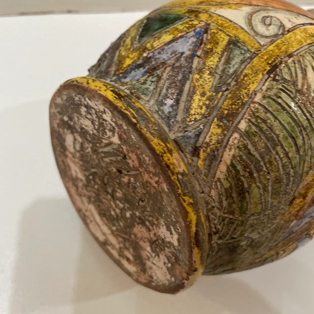 Vintage Ceramic Pitcher For Sale - Image 4 of 8