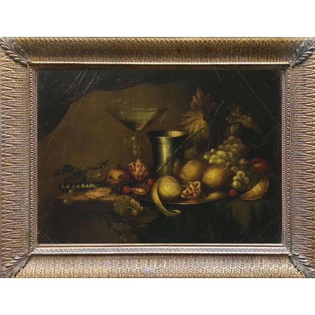 2000 - 2009 Paolo De Robertis, Still Life Painting, Italy, Oil on Canvas, Framed For Sale - Image 5 of 5