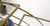Mid-Century Modern Decorative Gold Gilt Wrought Iron Glass Shelves Étagère For Sale - Image 3 of 13
