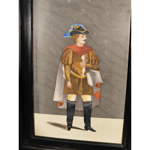 Painting of hard stones of the xix century. Elegant painting made with hard stones of different colors. Very nice work....