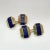 Boucheron Vintage Antique Boucheron Paris French Art Deco 18k Gold & Lapis Lazuli Cufflinks - 2 Pieces For Sale - Image 4 of 10