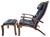 Price is for One Chair & Ottoman Set. We have two sets available! A superb example of American studio craftsmanship, this...