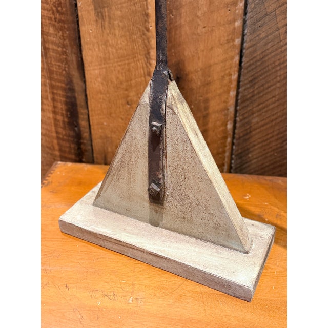 Early Primitive Beaver Weathervane on Custom Base c.1920s For Sale - Image 4 of 6