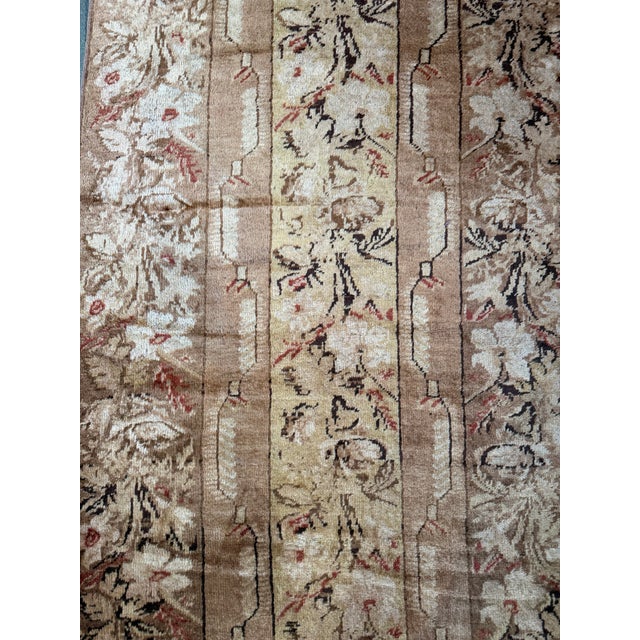 1900s Antique Turkish Long Runner Rug With Floral Vine Pattern For Sale - Image 4 of 7