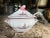 Ceramic Vintage Hand Painted Ceramic Tureen With Ladle Made in Italy For Sale - Image 7 of 10