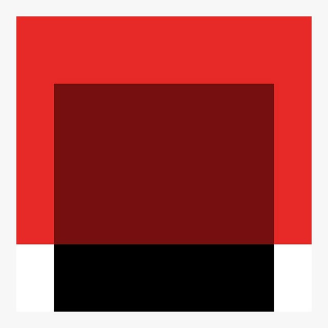 Contemporary The Interaction of Red and Black Fine Art Print 20" X 24" by Liz Roache For Sale - Image 3 of 5