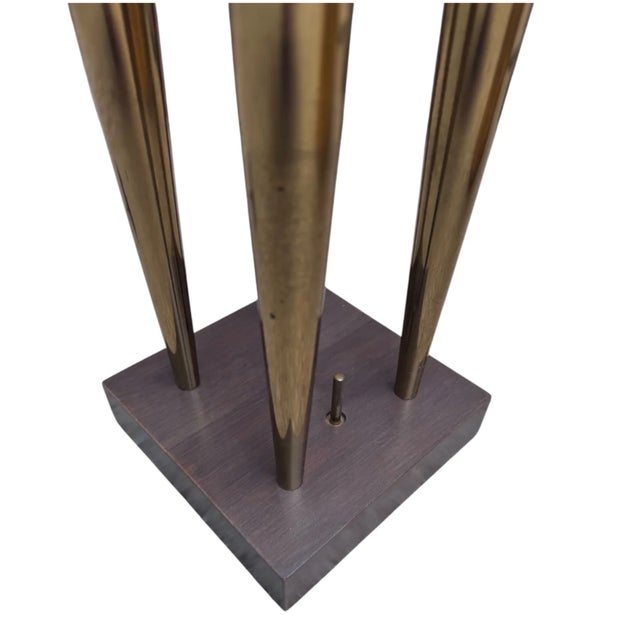 Mid-Century Modern Mid 20th Century MCM Stiffle Candelabra Lamp by Tommi Parzinger For Sale - Image 3 of 6