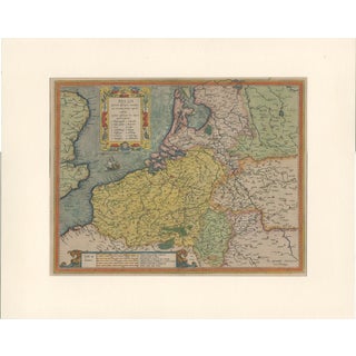 Antique Map the Imperial States of the Habsburg Netherlands, 1609 For Sale
