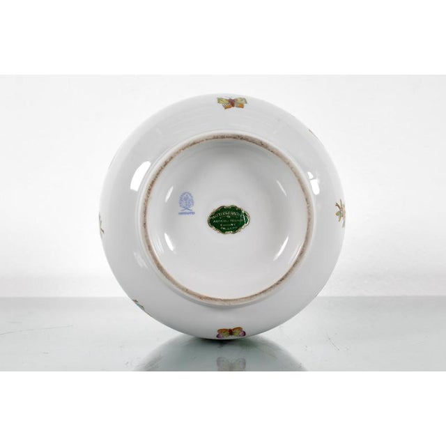 Mid-Century Hand-Glazed Porcelain Vase from Herend, Hungary, 1970s For Sale - Image 6 of 9