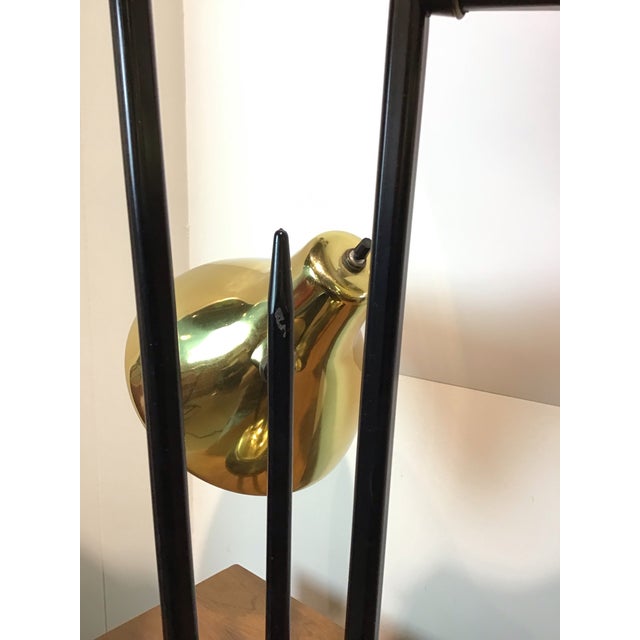 Gerald Thurston Mid-Century Modern Thurston Triennial Gold Table Lamp, Circa 1960s For Sale - Image 4 of 10