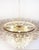 Palmette Ceiling Light with 163 Smoked Glasses, 1980s For Sale - Image 15 of 18