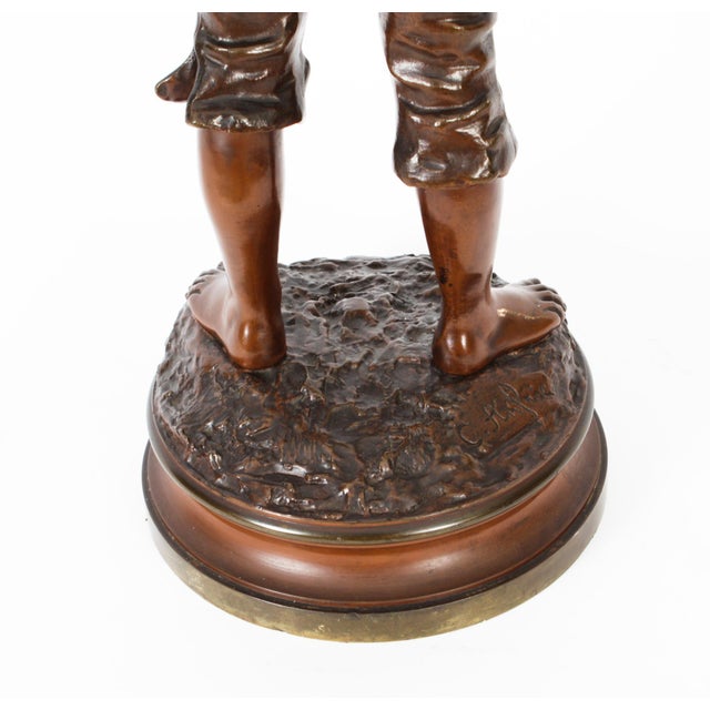 Antique Bronze Street Figure by Jose Cardona, Early 20th-Century For Sale - Image 16 of 18