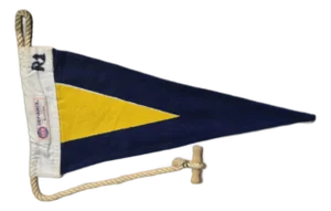 Nautical Signal Pennant in Shadowbox Frame
