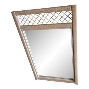 1990s Henry Link Wicker Mirror