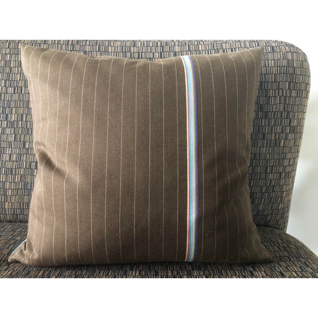 Menswear Inspired Pinstripe Throw Pillows a Pair Chairish