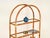 Large Italian Arch Shelf in Rattan and Brass, 1970s For Sale - Image 13 of 17