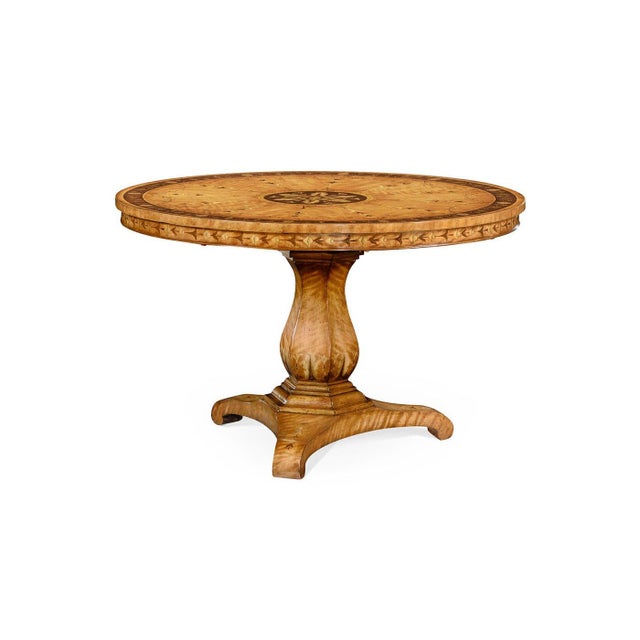 Wood Regency Satinwood Tilt-Top Center Table For Sale - Image 7 of 7