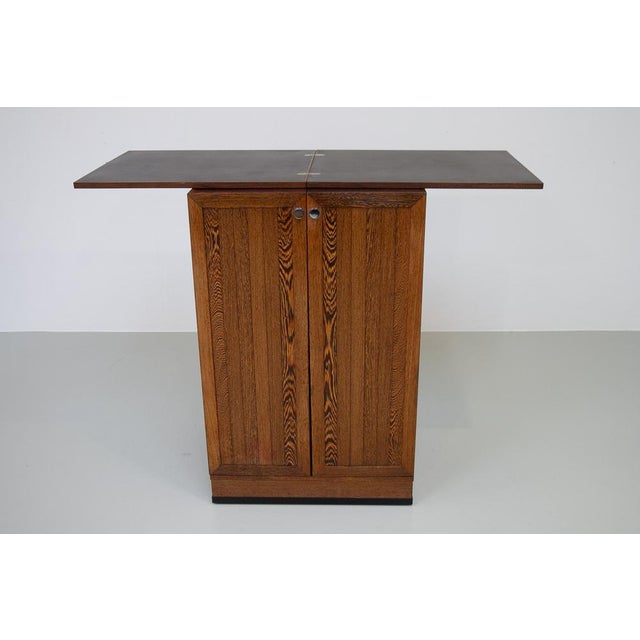 Danish Modern Folding Dry Bar in Wengé by Dyrlund, 1960s For Sale - Image 10 of 18