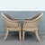 Boho Chic Boho Chic Rattan and Wicker Barrel Dining Chairs by Budji - Set of 6 For Sale - Image 3 of 12