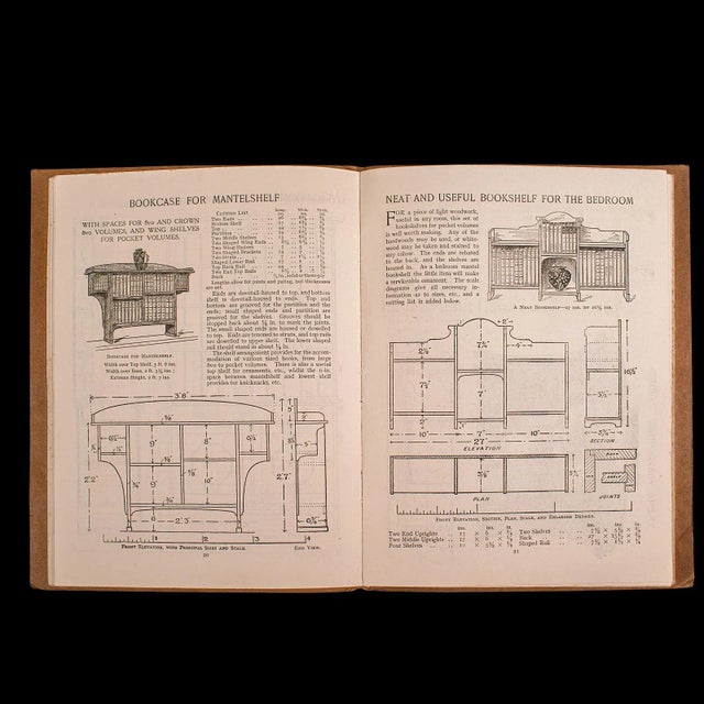 Early 20th Century 1930's Vintage Furniture Designs Folio For Sale - Image 5 of 12