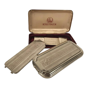 Vintage Rolls Royce Viscount Model Razor Set In Original Case The Whetter