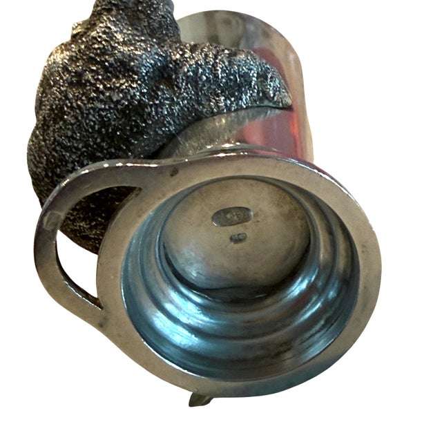 19th Century Russian Silver Bear Vodka Cups - a Pair For Sale - Image 10 of 10
