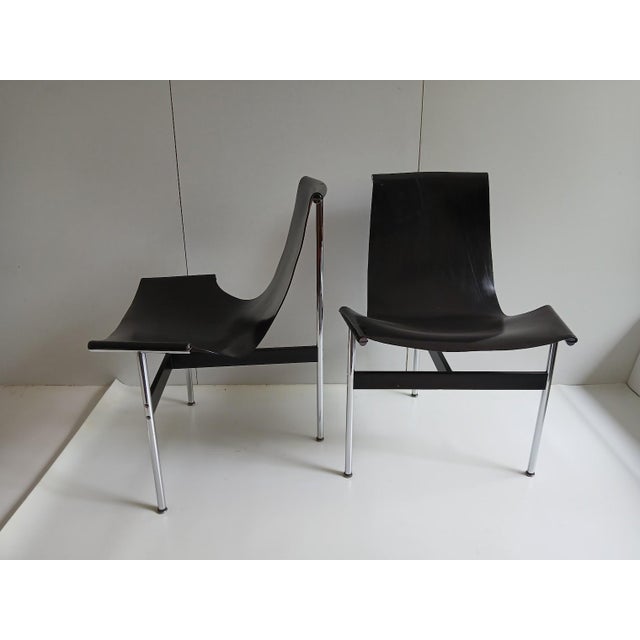 Black New York Chair by Katavolos, Littell and Kelley for ICF, 1970s, Set of 2 For Sale - Image 8 of 18