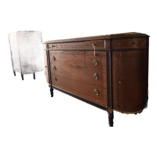 Late 19th Century French Belle Époque Louis XV Revival Bombe Marble-Top Chest For Sale