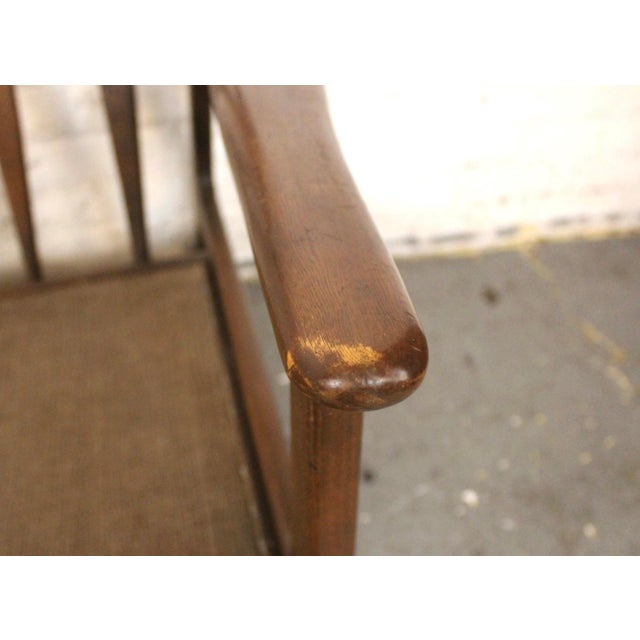 Mid-Century Three Seat Spindle Back Sofa For Sale - Image 11 of 13