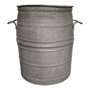 Vintage Belgian Galvanized Dolly Tub Planter