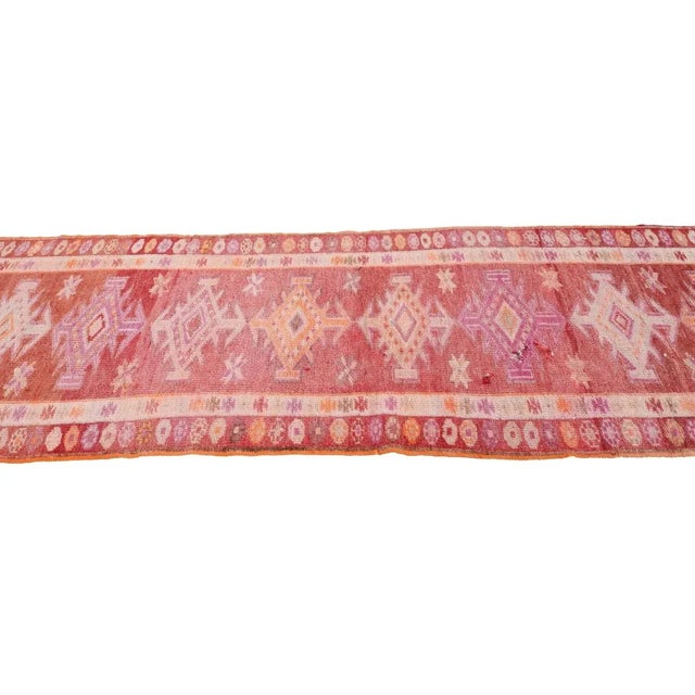 Mid 20th Century Vintage Herki Runner For Sale - Image 4 of 7