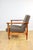 GFM-142 Armchair in Brown-Chocolate Thick Boucle by Edmund Homa, 1970 For Sale - Image 4 of 12