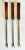 Mid 20th Century Mid-Century Modern Rosewood Appetizer Sticks - Set of 13 For Sale - Image 4 of 7