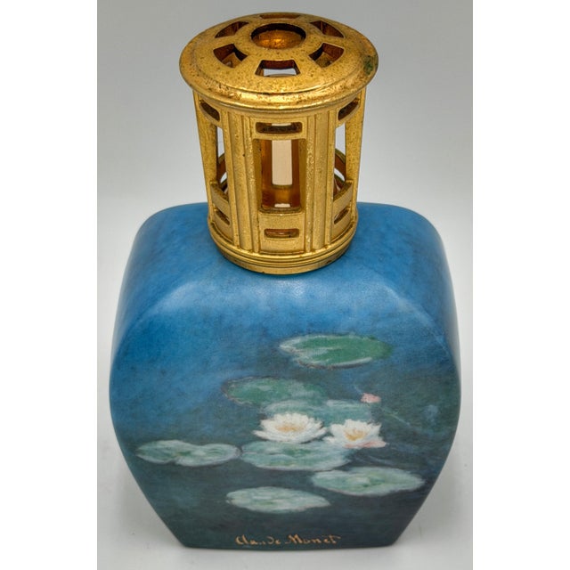 Impressionist Vintage Goebel Lampe Berger Paris Claude Monet Porcelain Fragrance Lamp For Sale - Image 3 of 11