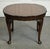 Small Pie Crust Shaped Edges Hardwood Side Table For Sale - Image 4 of 10