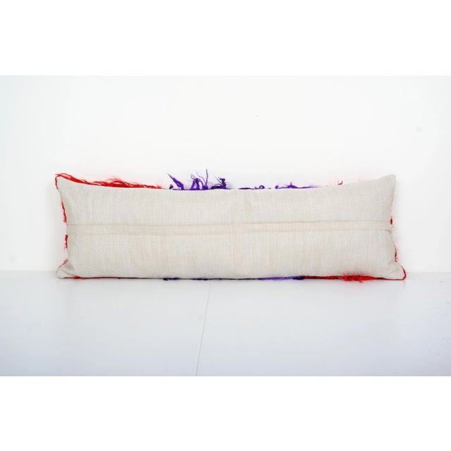 Turkish Shaggy Cushion Cover For Sale - Image 4 of 5