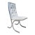 Howell Mfg. Milo Baughman for Howell Burd Chrome and Velvet Cantilevered Dining Chairs - Set of 6 For Sale - Image 4 of 6